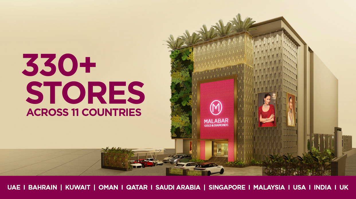 330+ Malabar Gold and Diamonds Jewellery Stores Across 11 Countries
